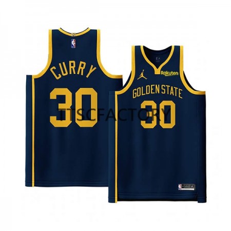 Maglia NBA Golden State Warriors Stephen Curry 30 Jordan 2022-23 Statement Edition Navy Swingman - Uomo